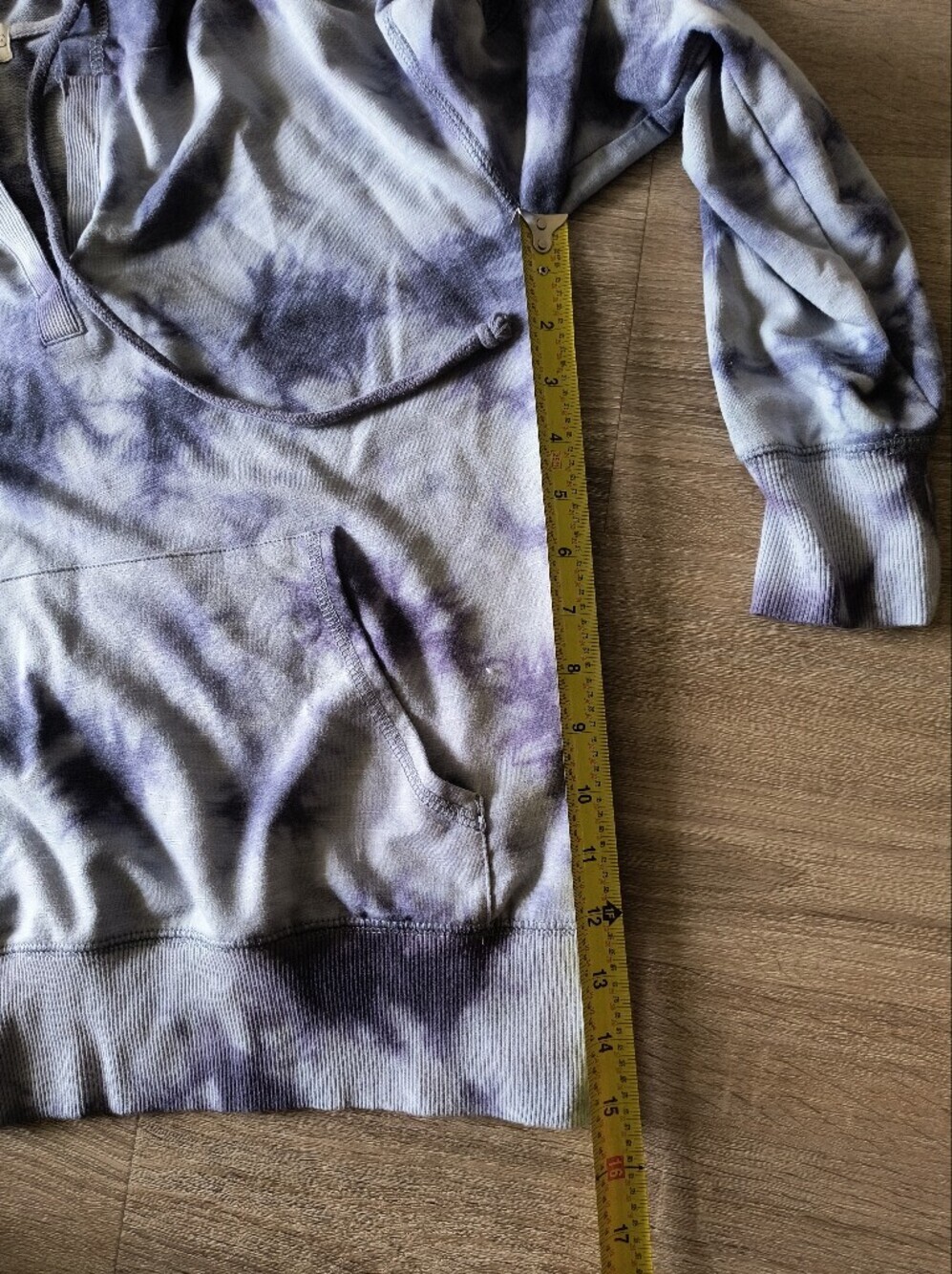 Knox Rose Women's Tie Dye Hoodie Size Small Blue - Picture 7 of 7